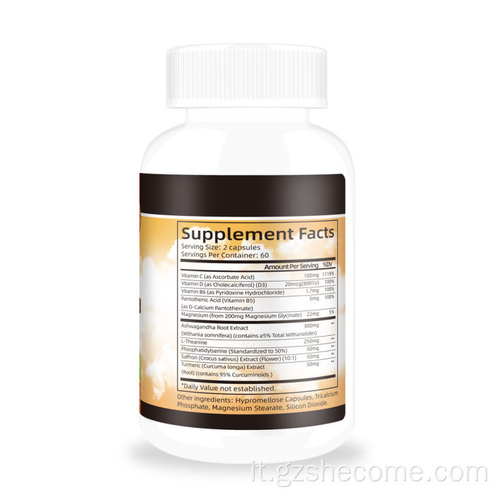 Le capsule Shecome Cortisol Health supportano il rilassamento